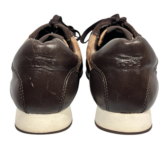 COACH Rebecca Khaki Chestnut Brown Sneakers Shoes Women's Size 8.5 - Picture 7 of 16